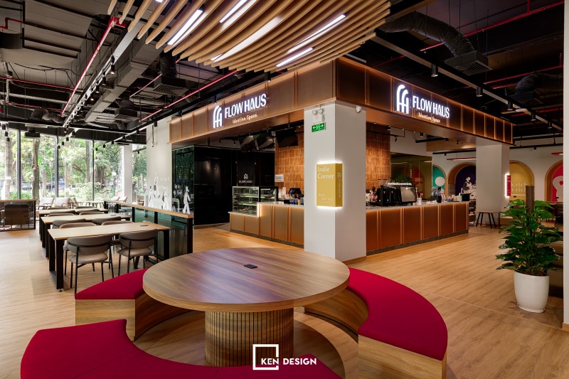 Thi công cafe coworking Flow Haus 